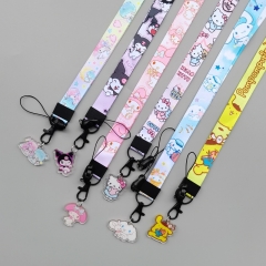 20 Styles Sanrio Kuromi Cartoon Anime Phone Strap Lanyard