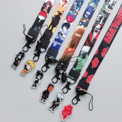 8 Styles Naruto Cartoon Anime Phone Strap Lanyard