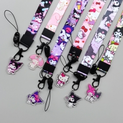 13 Styles Sanrio Kuromi Cartoon Anime Phone Strap Lanyard