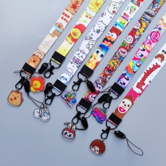 7 Styles Labubu Inside Out Cartoon Anime Phone Strap Lanyard