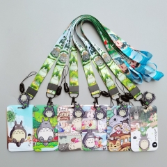 6 Styles My Neighbor Totoro Cartoon Anime Phone Strap Lanyard Card Holder Bag