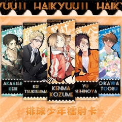 21*7cm 9 Styles Haikyuu Cartoon Anime Alloy Bookmark