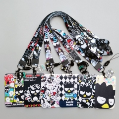 6 Styles Penguins Cartoon Anime Phone Strap Lanyard Card Holder Bag