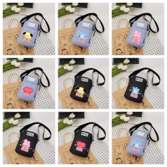 8 Styles 20*13CM K-POP BTS Bulletproof Boy Scouts Anime Crossbody Bag