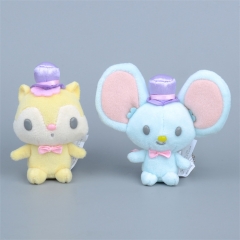 8CM 2 Styles Sanrio Cartoon Anime Plush Toy Pendant Keychain