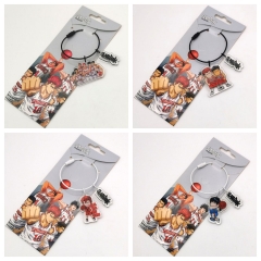 4 Styles Slam Dunk Cartoon Anime Acrylic Keychain