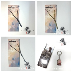 7 Styles Black Myth: Wukong Cartoon Anime Alloy Keychain/Necklace