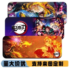 300*800*3mm 36 Styles Demon Slayer: Kimetsu no Yaiba Cartoon Anime Mouse Pad