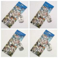 4 Styles Light and Night Cartoon Anime Stainless Steel Keychain