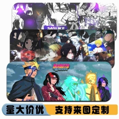 300*800*3mm 36 Styles Naruto Cartoon Anime Mouse Pad