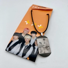 2 Styles K-POP EXO Cartoon Anime Necklace/Keychain