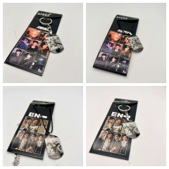 6 Styles K-POP EXO ATEEZ Cartoon Anime Necklace/Keychain