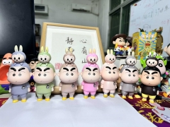 7 Styles 13.5CM Crayon Shin-chan Anime PVC Figures