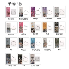 18 Styles K-POP Stray Kids Cartoon Anime Bracelet