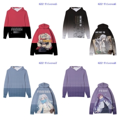 5 Styles Frieren: Beyond Journey's EndCartoon Anime Hooded Hoodie