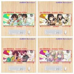 80*30*0.3cm 5 Styles Too Many Losing Heroines! Cartoon Anime Mouse Pad