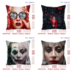 2 Sizes 7 Styles Joker Folie à Deux Cartoon Square Anime Pillow Case