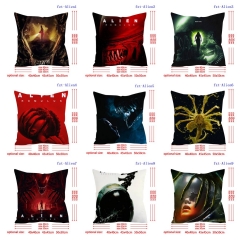 2 Sizes 9 Styles Alien vs Predator Cartoon Square Anime Pillow Case