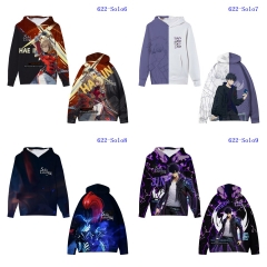 5 Styles Solo Leveling Cartoon Anime Hooded Hoodie