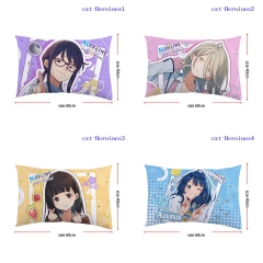 40*60CM 6 Styles Too Many Losing Heroines! Cartoon Square Anime Pillow Case