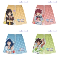 6 Styles Too Many Losing Heroines! Cosplay Color Printing Anime Pants Shorts