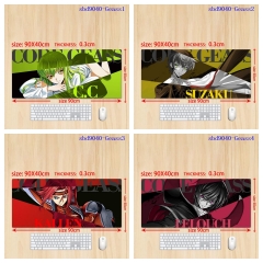 90*40*0.3cm 5 Styles Code Geass Cartoon Anime Mouse Pad