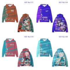 5 Styles Honkai: Star Rail Cartoon Anime Hooded Hoodie