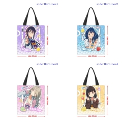 33*38cm 6 Styles Too Many Losing Heroines! Shopping Bag Canvas Anime Handbag