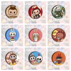 32 Styles Labubu Cartoon Anime Tinplate Badge Pin Brooch