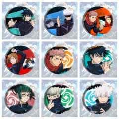 15 Styles Jujutsu Kaisen Cartoon Anime Tinplate Badge Pin Brooch