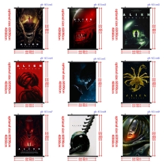 2 Sizes 9 Styles Alien vs Predator Cartoon Wall Scrolls Anime Wallscrolls