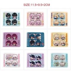 18 Styles Honkai: Star Rail Cartoon Pattern Purse Anime Short Wallet