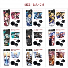 11 Styles Sword Art Online | SAO Cartoon Plastic Anime Cup