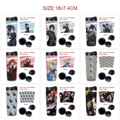 11 Styles Kuroshitsuji/Black Butler Cartoon Plastic Anime Cup