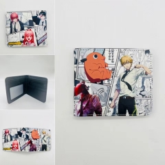 Chainsaw Man Cartoon Coin Purse Anime Short Wallet