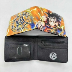 Dragon Ball Z Cartoon Pu Purse Anime Short Wallet