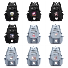 24 Styles Hello Kitty Cartoon Pattern Anime Backpack Bag