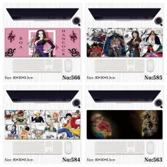 80*30*0.3cm 4 Styles One Piece Cartoon Anime Mouse Pad