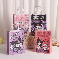 18 Styles 21*15*8CM Sanrio Melody Cinnamoroll Pom Kuromi Anime Paper Bag