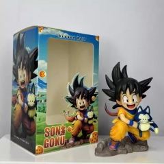 12.5cm Dragon Ball Z Childhood Son Goku Puar Anime PVC Figure Toy Doll