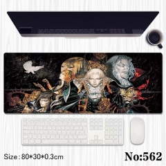 80*30*0.3cm Castlevania Cartoon Anime Mouse Pad