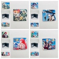 5 Styles Mushoku Tensei: Jobless Reincarnation Cartoon Coin Purse Anime Short Wallet