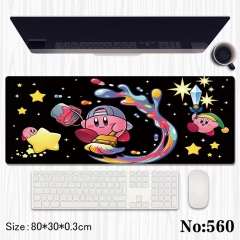 80*30*0.3cm 3 Styles Kirby Cartoon Anime Mouse Pad