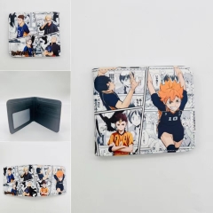 Haikyuu Cartoon Coin Purse Anime Short Wallet