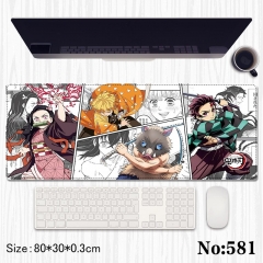 80*30*0.3cm 2 Styles Demon Slayer: Kimetsu no Yaiba Cartoon Anime Mouse Pad