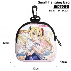 12*12*2cm 2 Styles A Salad Bowl of Eccentrics Cartoon Anime Small Hanging Bag