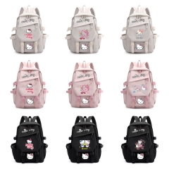 24 Styles Hello Kitty Cartoon Pattern Anime Backpack Bag