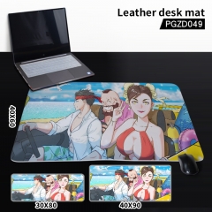 Gorillaz Cosplay Decoration Cartoon Character Anime Leather Mouse Pad Desk Mat