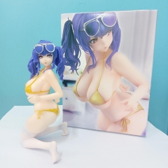 17CM Azur Lane Pola Seaside Coincidence Ver Girl Cartoon Sexy Girls Anime  PVC Figures