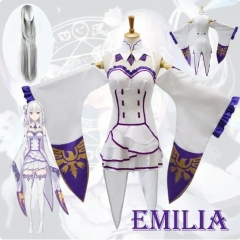 2 Styles Re: Life in a Different World from Zero Amelia Cartoon Anime Costume Set